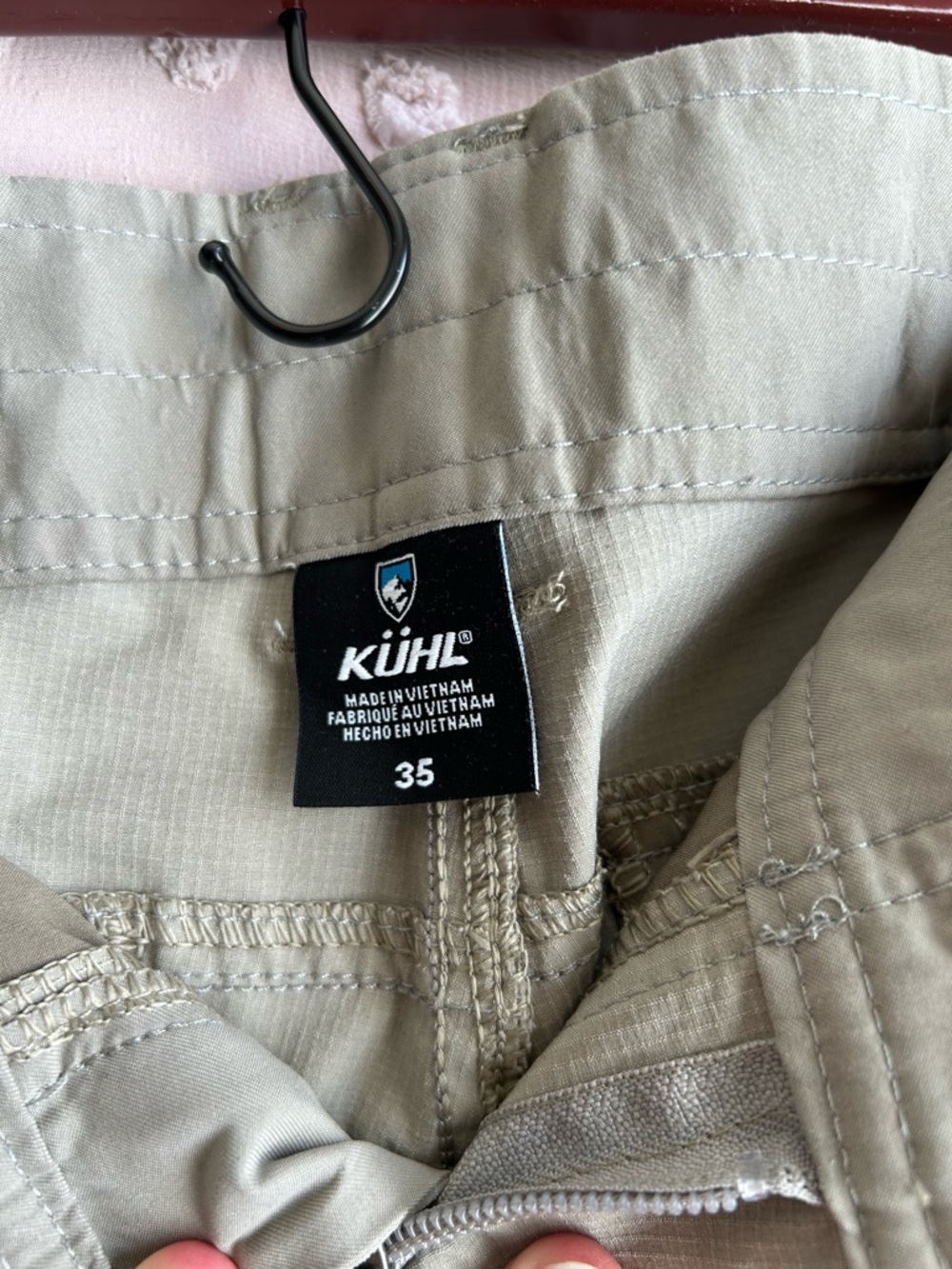 Kuhl Men’s Silencr Kargo Short 10” Inseam Sz 35 Khaki - Picture 3 of 5